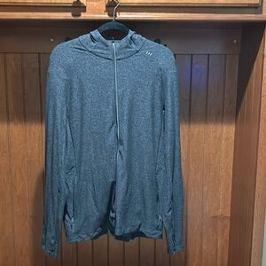Lululemon charcoal gray full zip